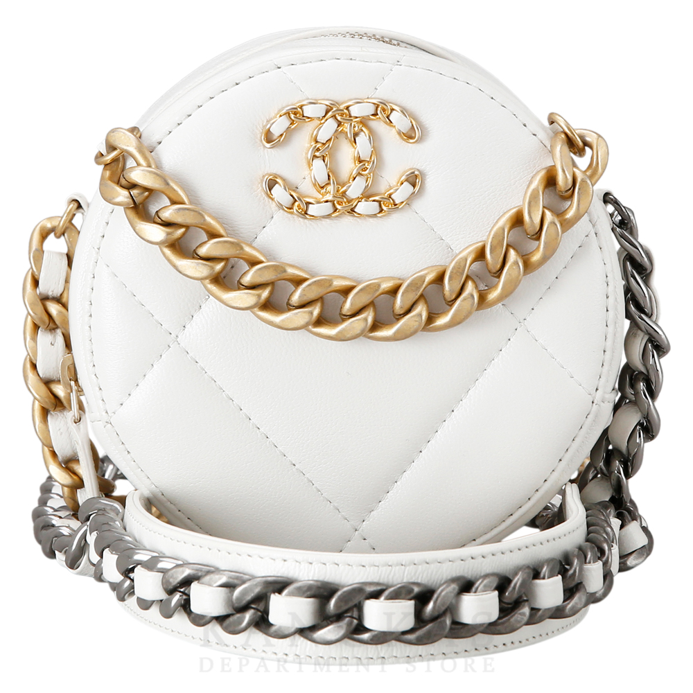 CHANEL(USED)샤넬 19 라운드 체인 크로스백