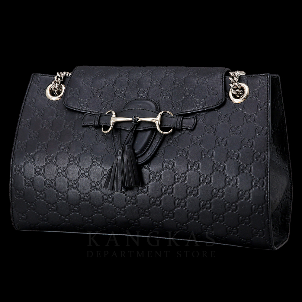 GUCCI(USED)구찌 GG로고 씨마 에밀리 체인 숄더백
