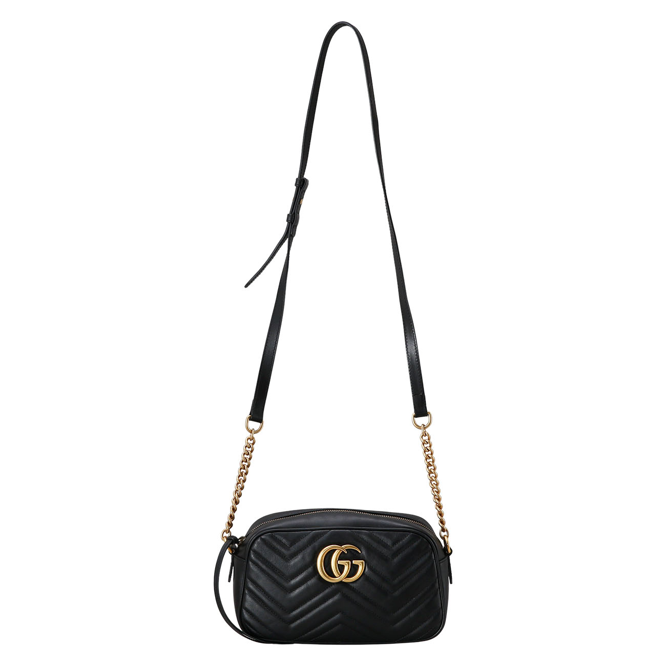 GUCCI(USED)구찌 447632 GG마몽 마틀라세 카메라백