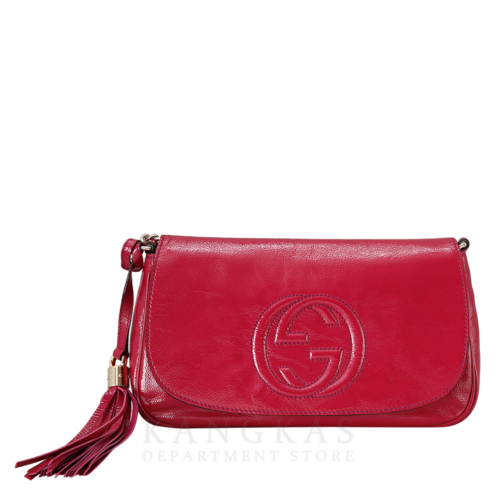 GUCCI(USED) 구찌 소호 테슬 체인 숄더백