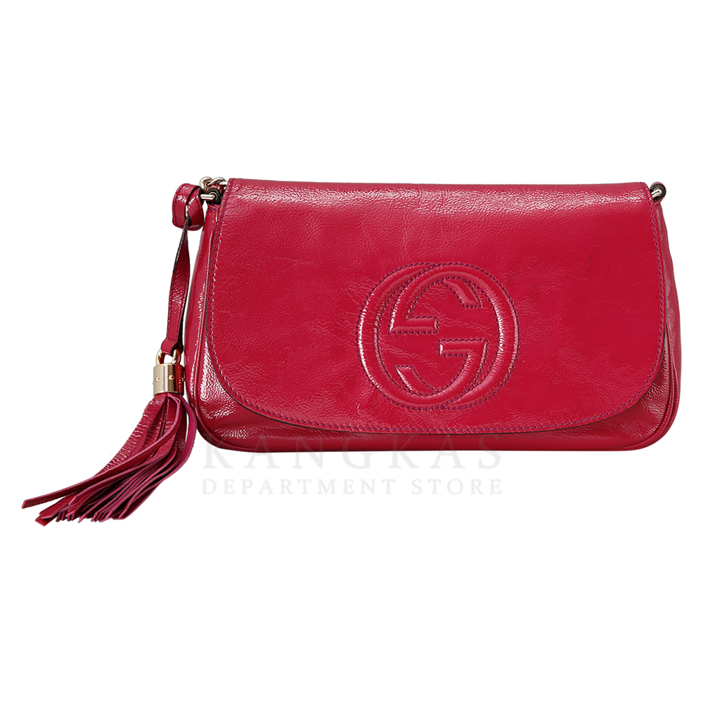 GUCCI(USED) 구찌 소호 테슬 체인 숄더백
