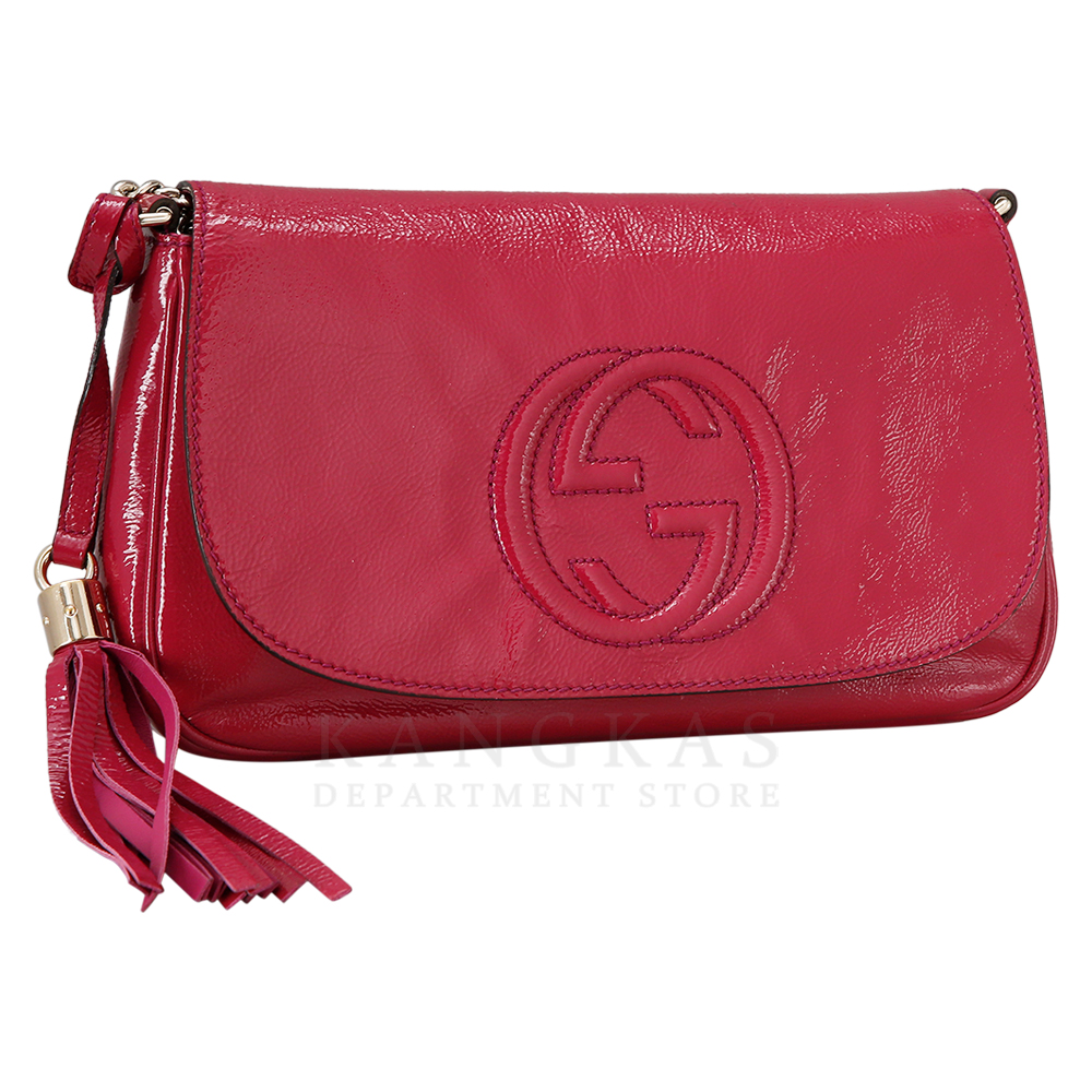 GUCCI(USED) 구찌 소호 테슬 체인 숄더백
