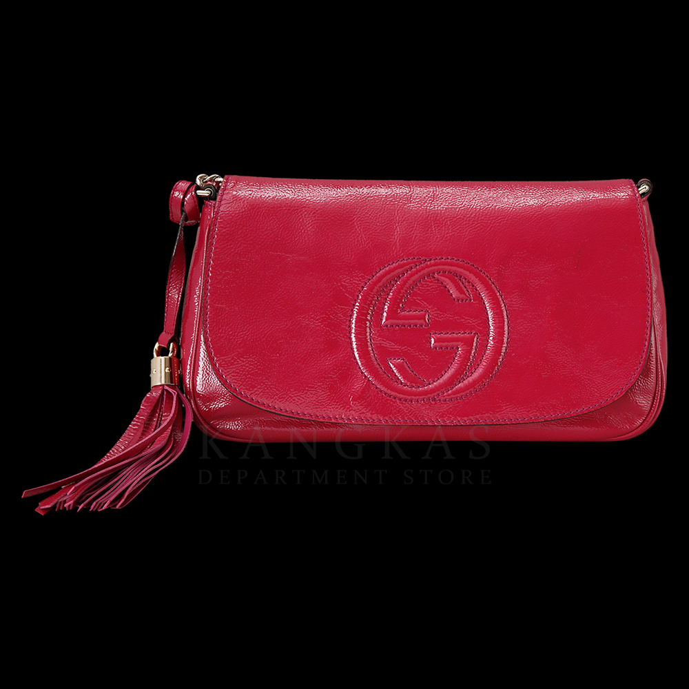 GUCCI(USED) 구찌 소호 테슬 체인 숄더백