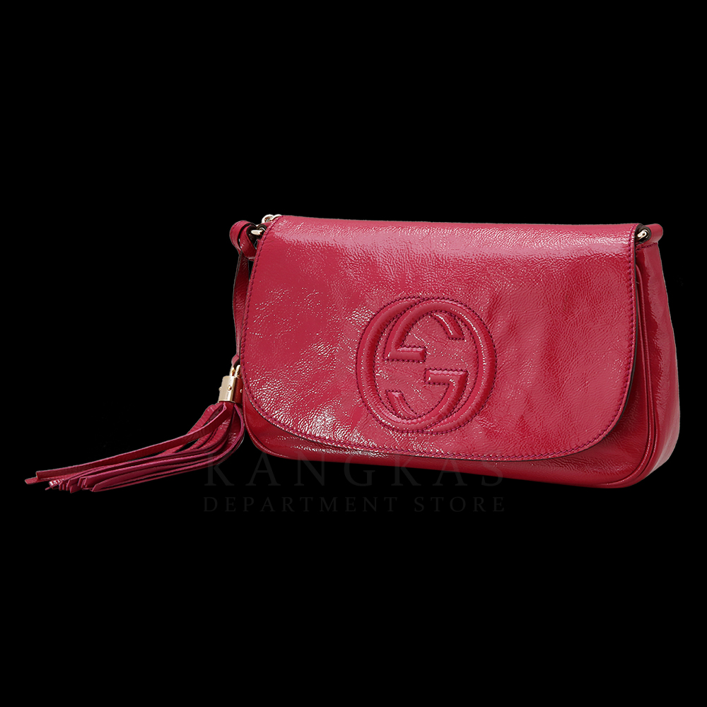 GUCCI(USED) 구찌 소호 테슬 체인 숄더백