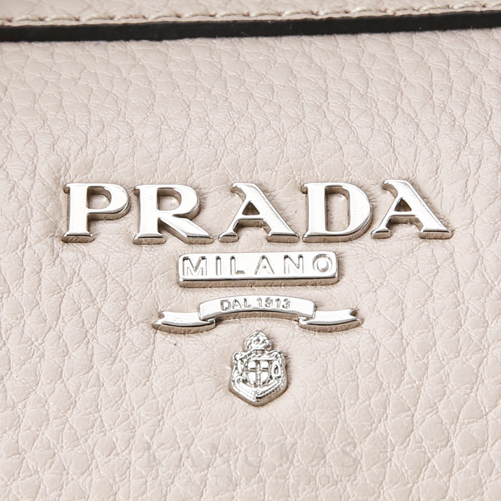 PRADA(USED)프라다 1BB022 비텔로 다이노 모터 토트백
