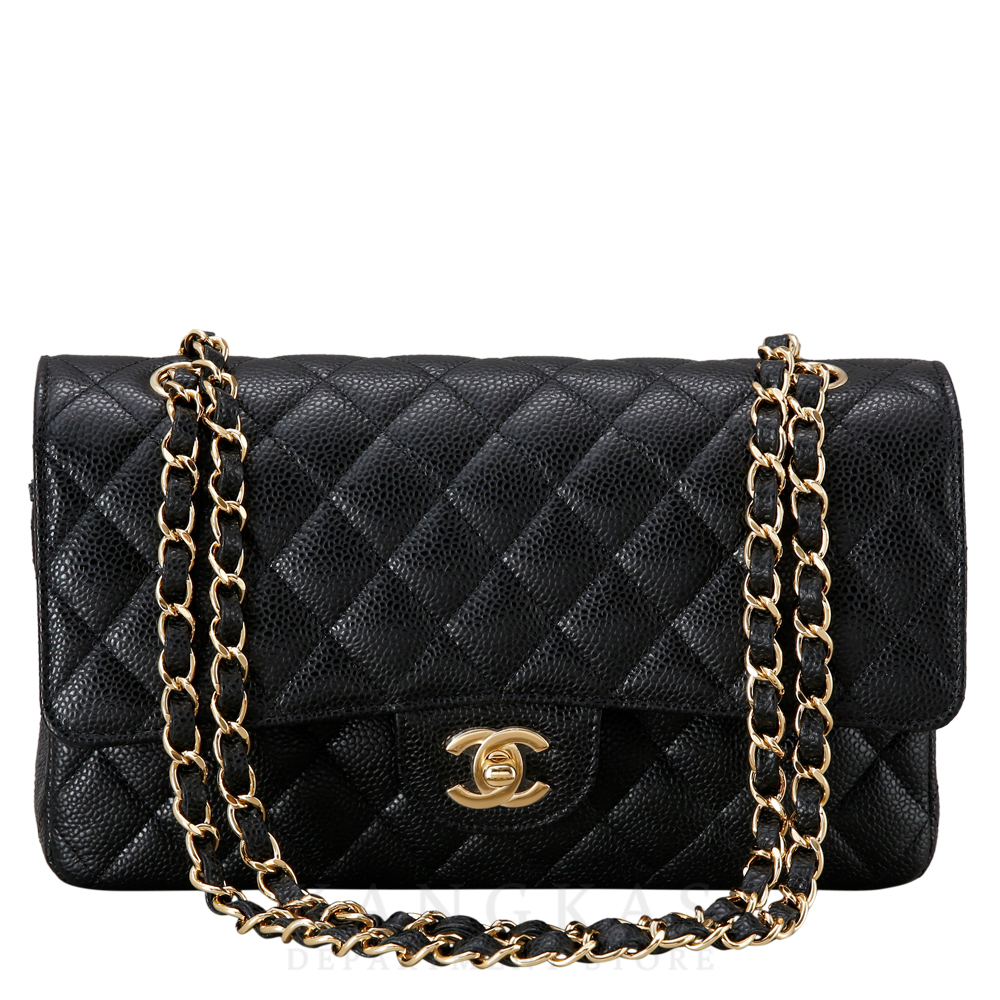 CHANEL(USED)샤넬 클래식 캐비어 미듐