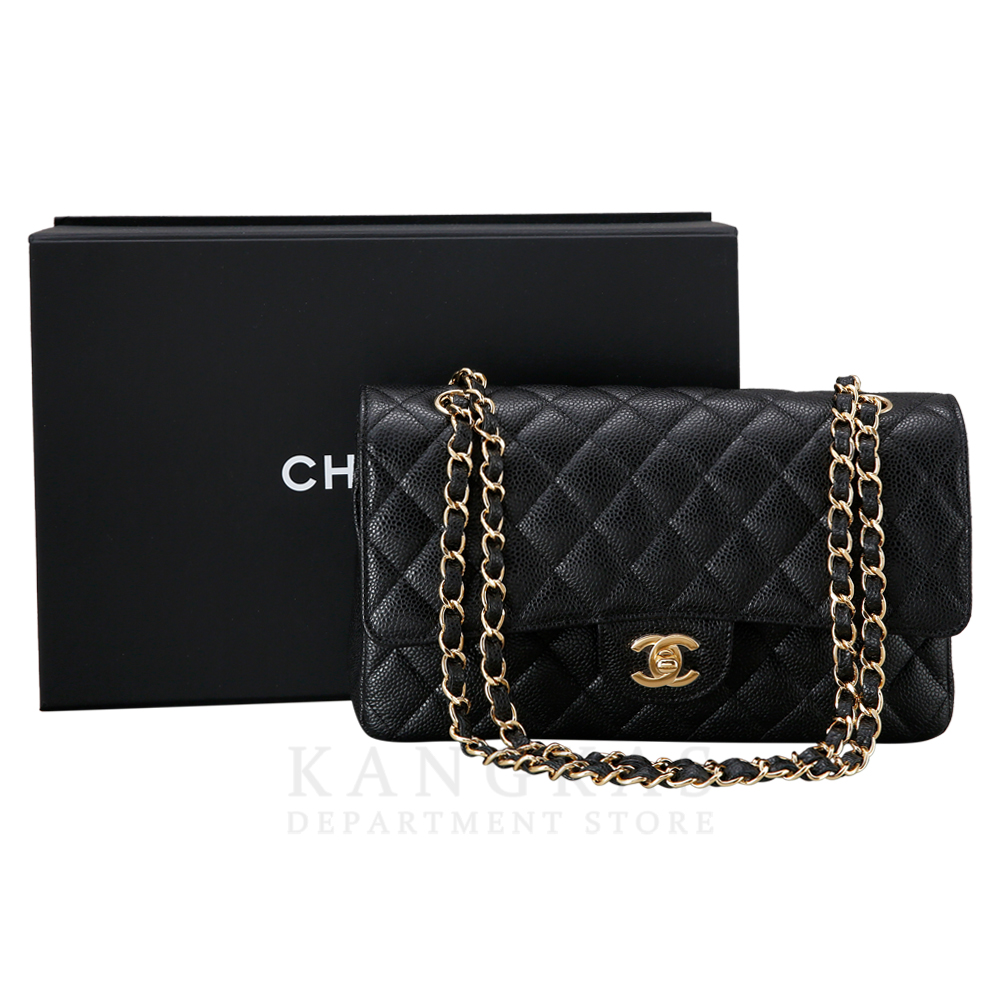 CHANEL(USED)샤넬 클래식 캐비어 미듐