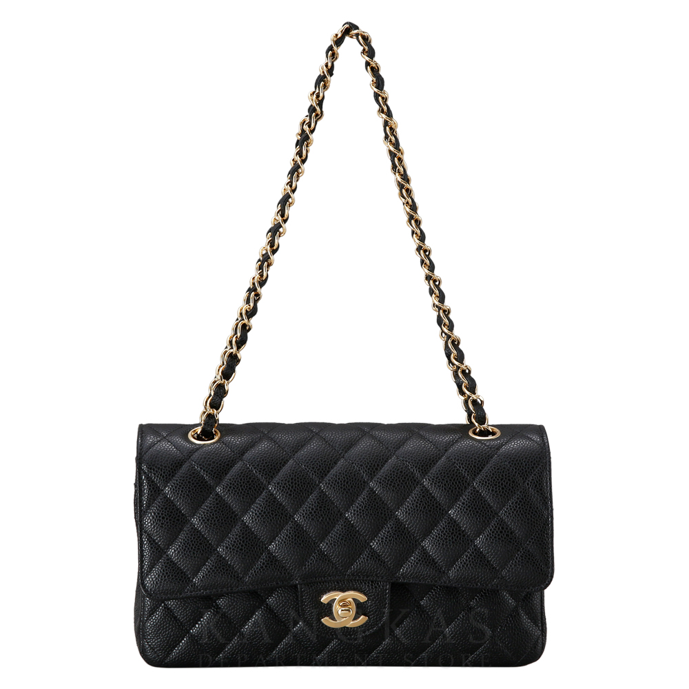 CHANEL(USED)샤넬 클래식 캐비어 미듐