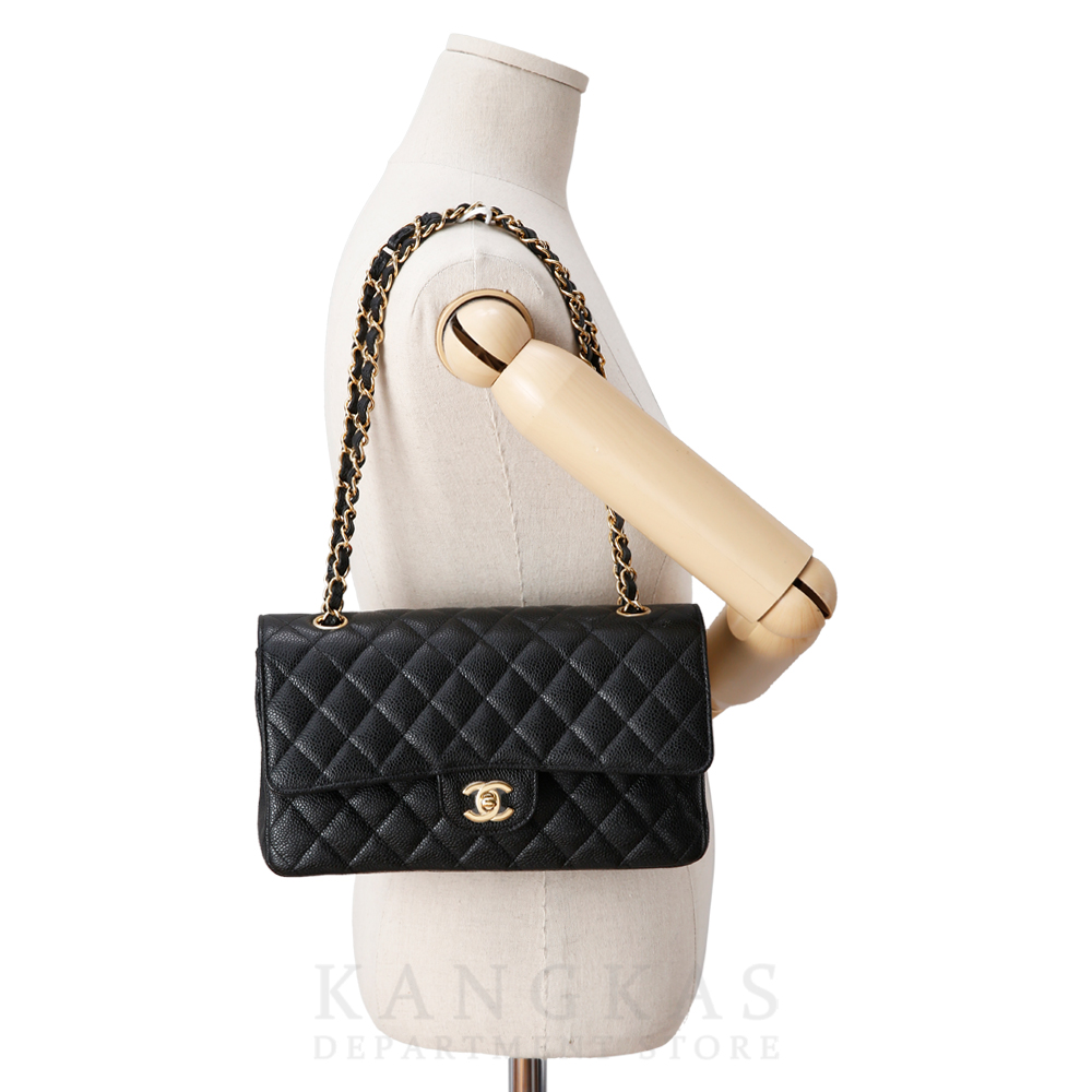 CHANEL(USED)샤넬 클래식 캐비어 미듐