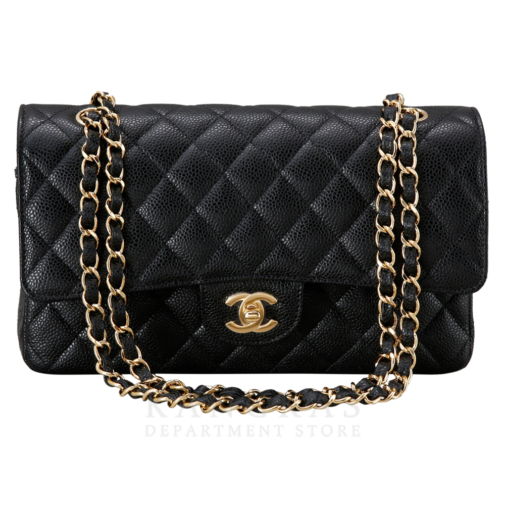 CHANEL(USED)샤넬 클래식 캐비어 미듐