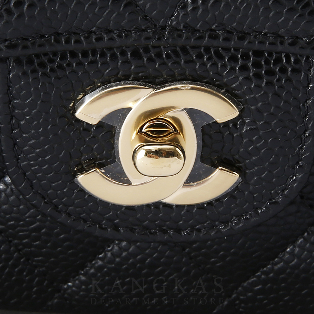 CHANEL(USED)샤넬 클래식 캐비어 미듐
