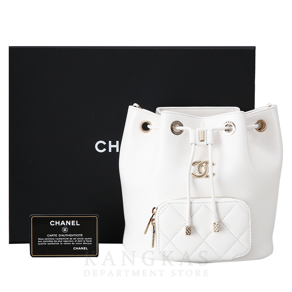 CHANEL(USED)샤넬 시즌 캐비어 버킷백