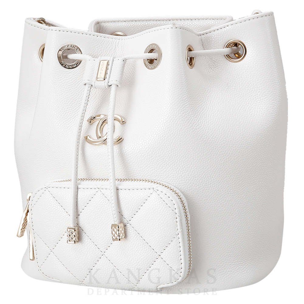 CHANEL(USED)샤넬 시즌 캐비어 버킷백