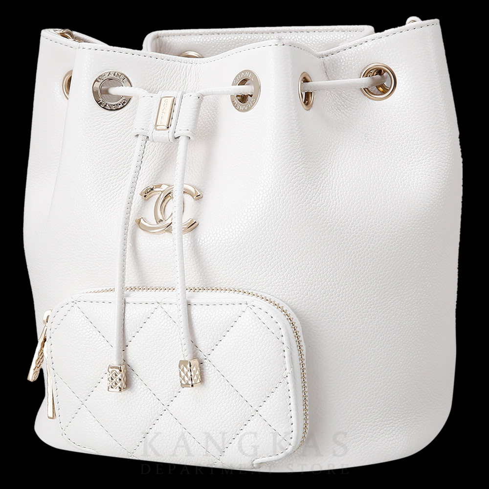 CHANEL(USED)샤넬 시즌 캐비어 버킷백