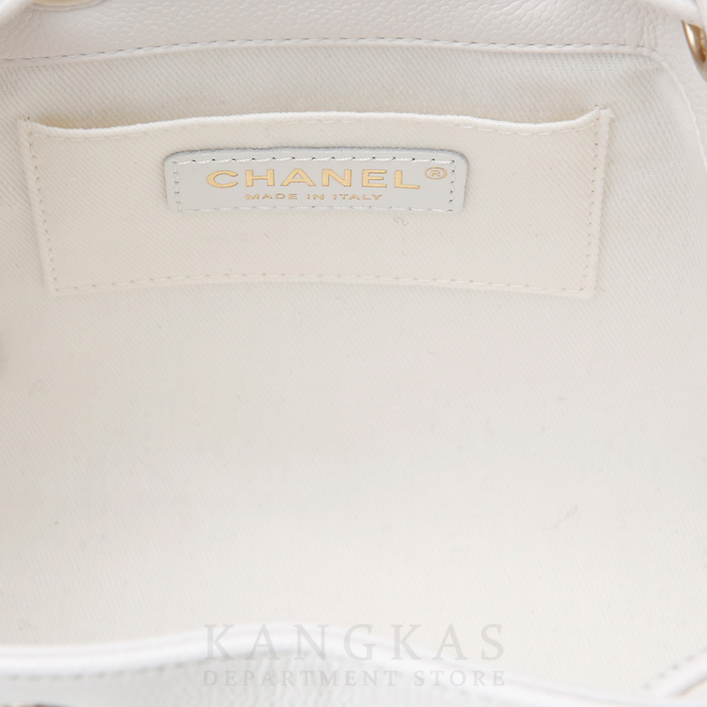 CHANEL(USED)샤넬 시즌 캐비어 버킷백