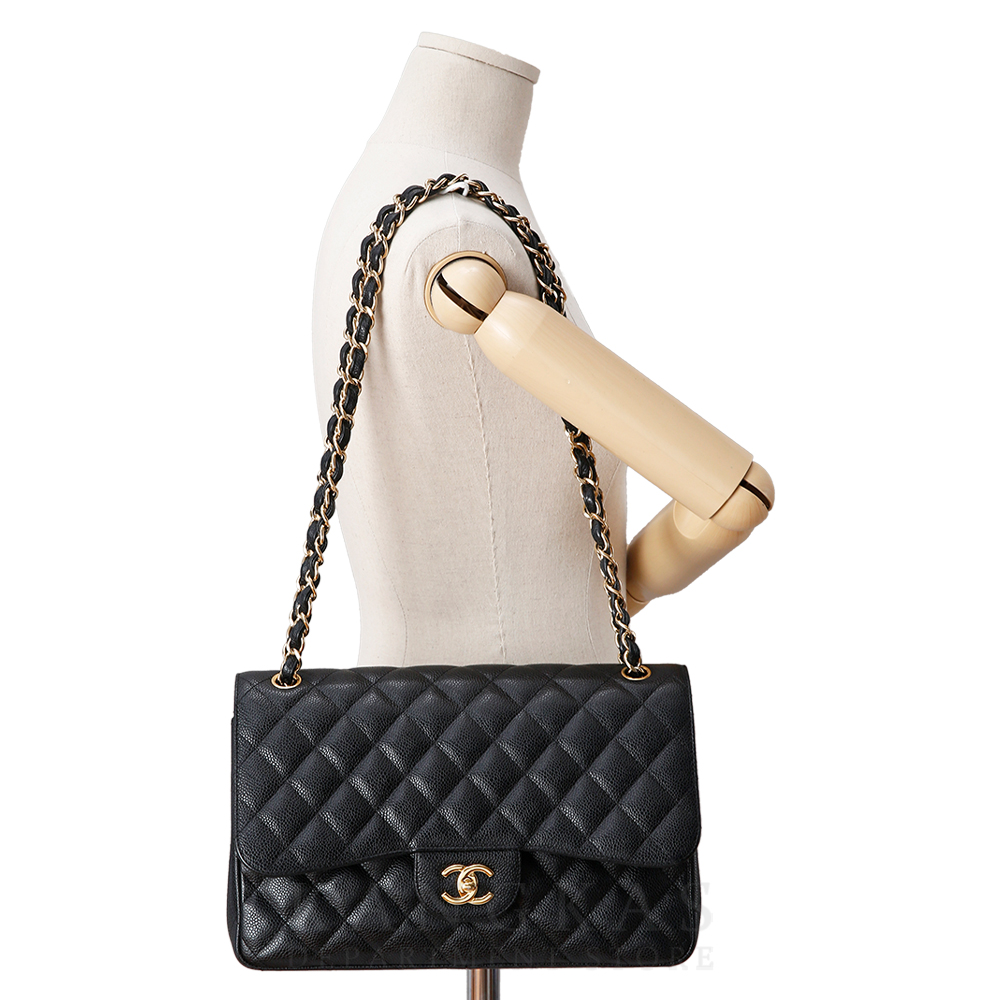 CHANEL(USED)샤넬 캐비어 클래식 점보
