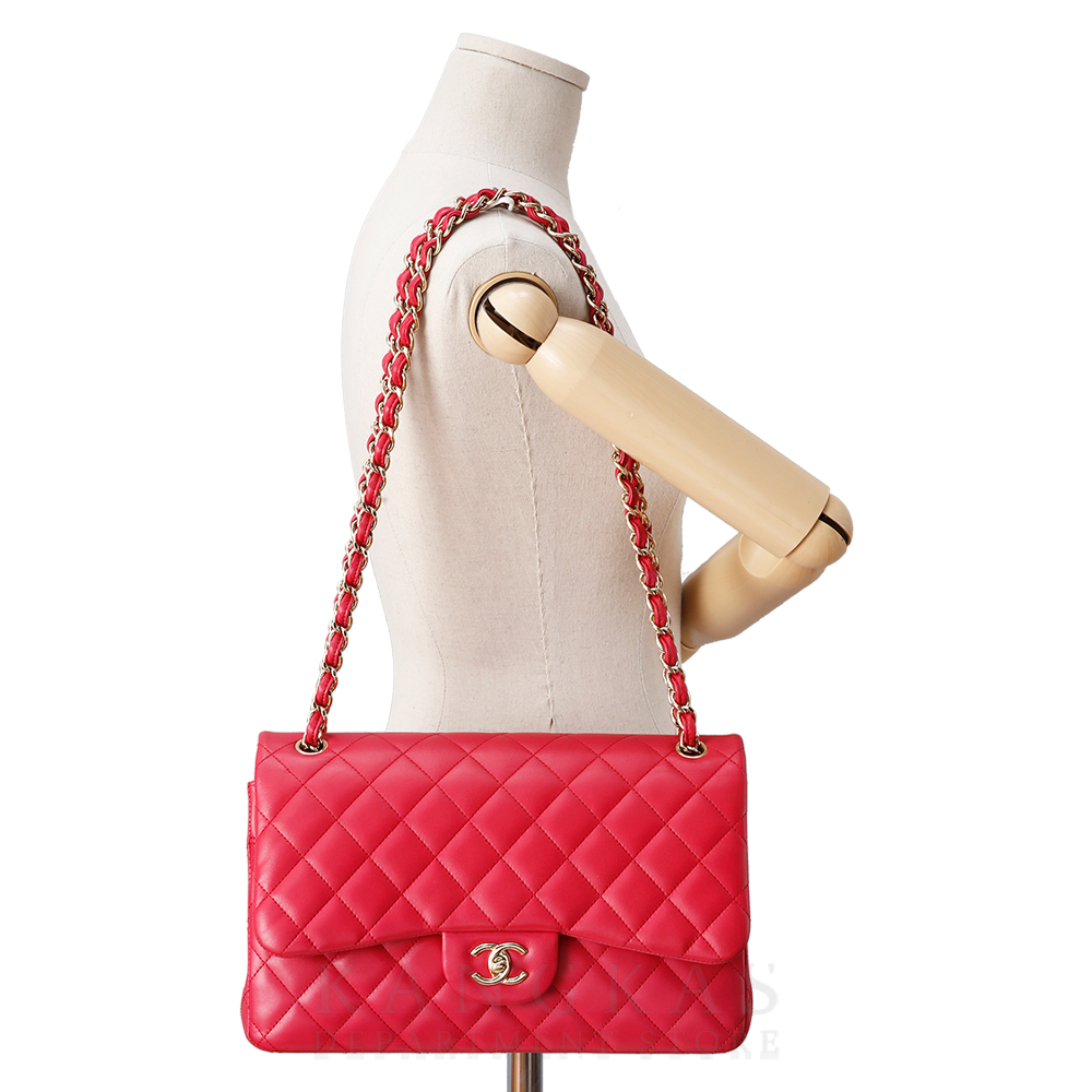 CHANEL(USED)샤넬 클래식 램스킨 점보