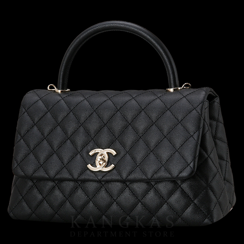 CHANEL(USED)샤넬 캐비어 코코핸들 미듐