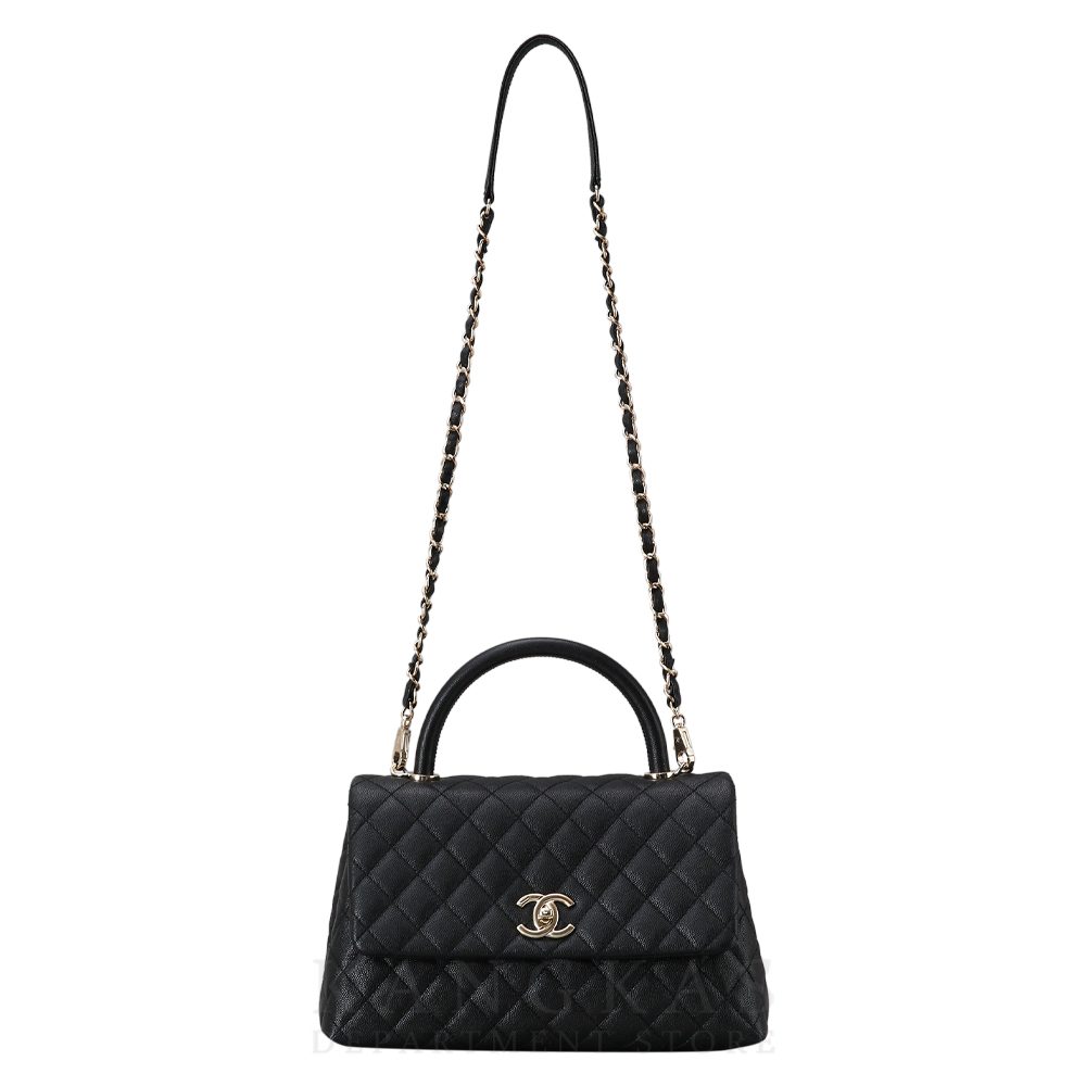 CHANEL(USED)샤넬 캐비어 코코핸들 미듐