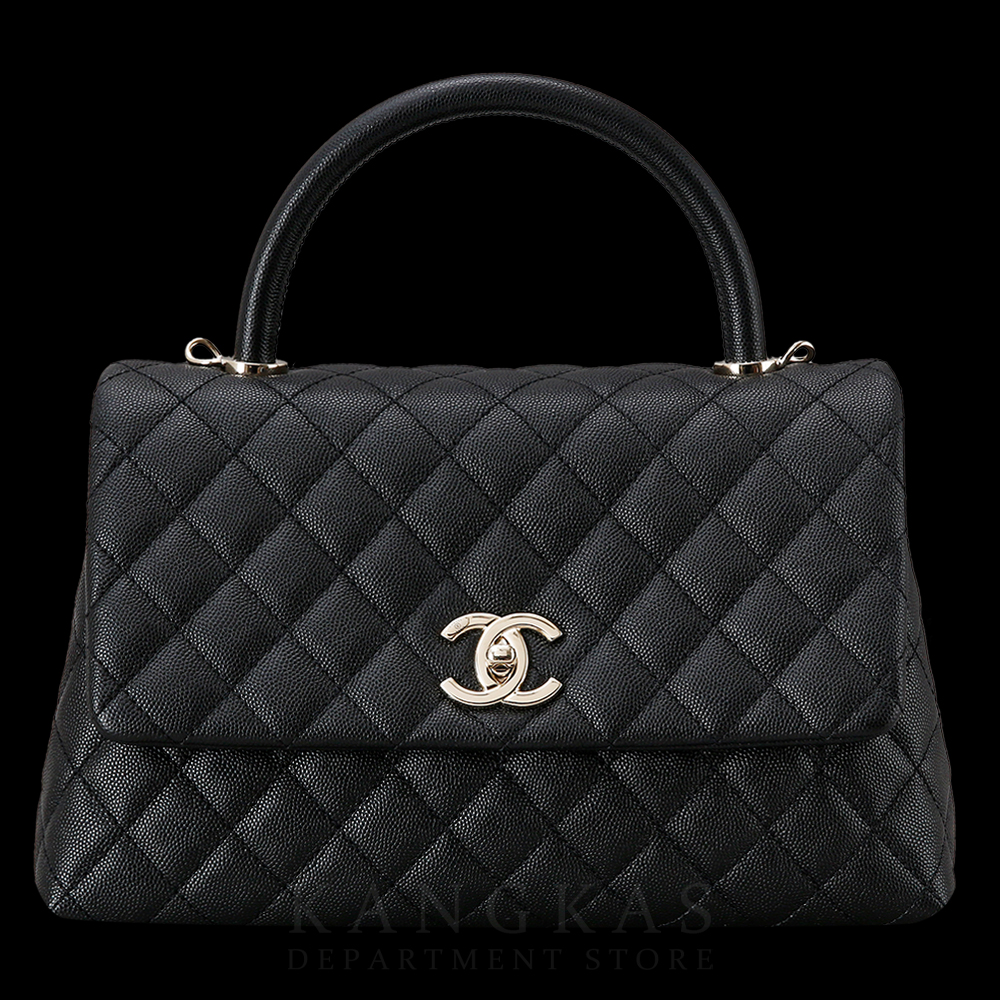 CHANEL(USED)샤넬 캐비어 코코핸들 미듐