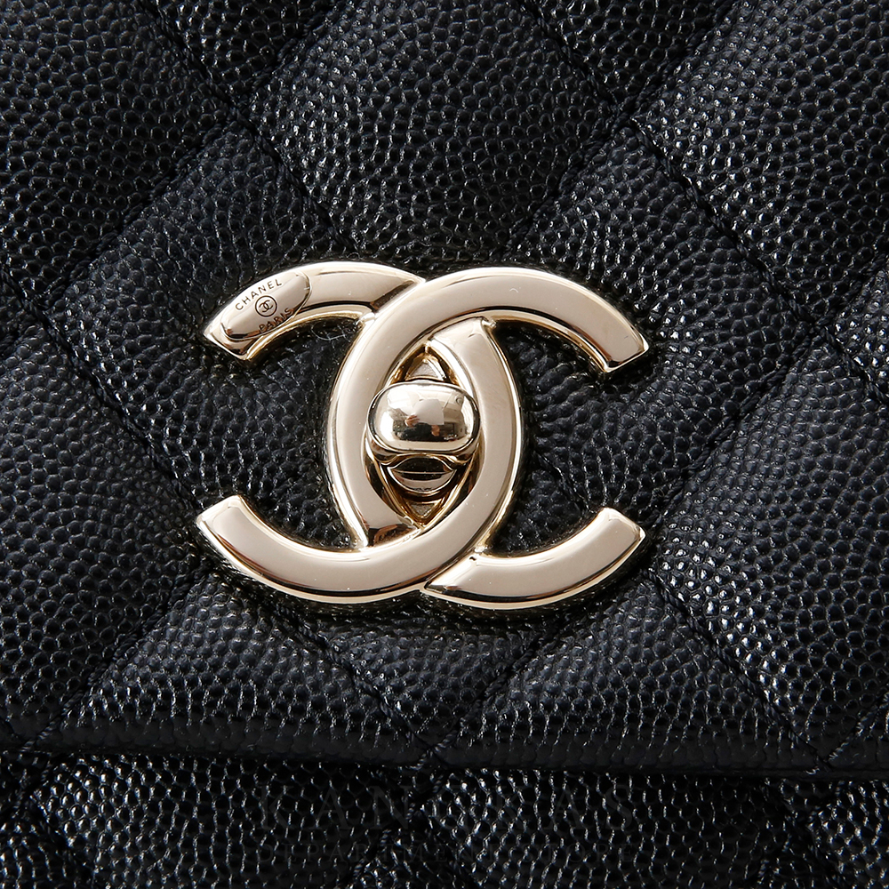 CHANEL(USED)샤넬 캐비어 코코핸들 미듐