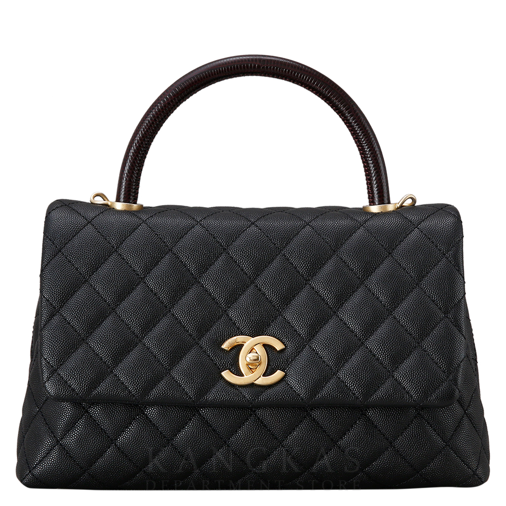 CHANEL(USED)샤넬 캐비어 코코핸들 미듐
