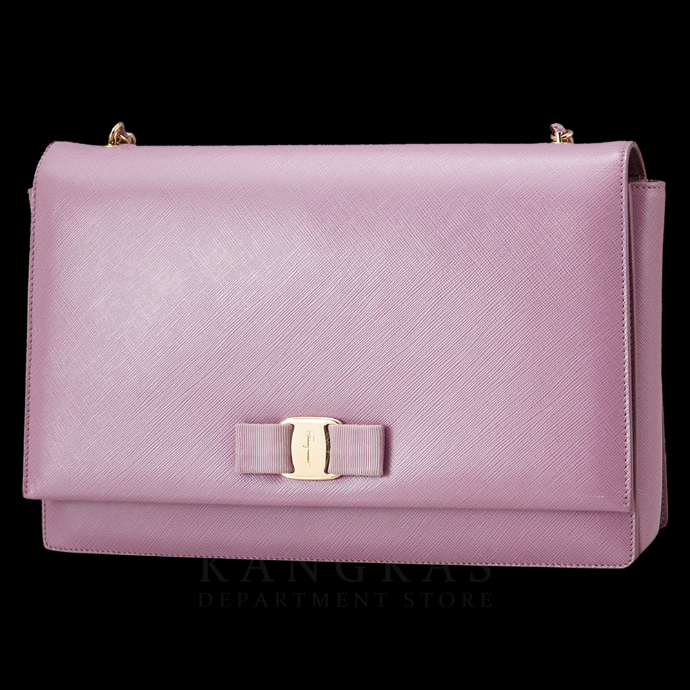 FERRAGAMO(USED) 페레가모 바라리본 라지 숄더백