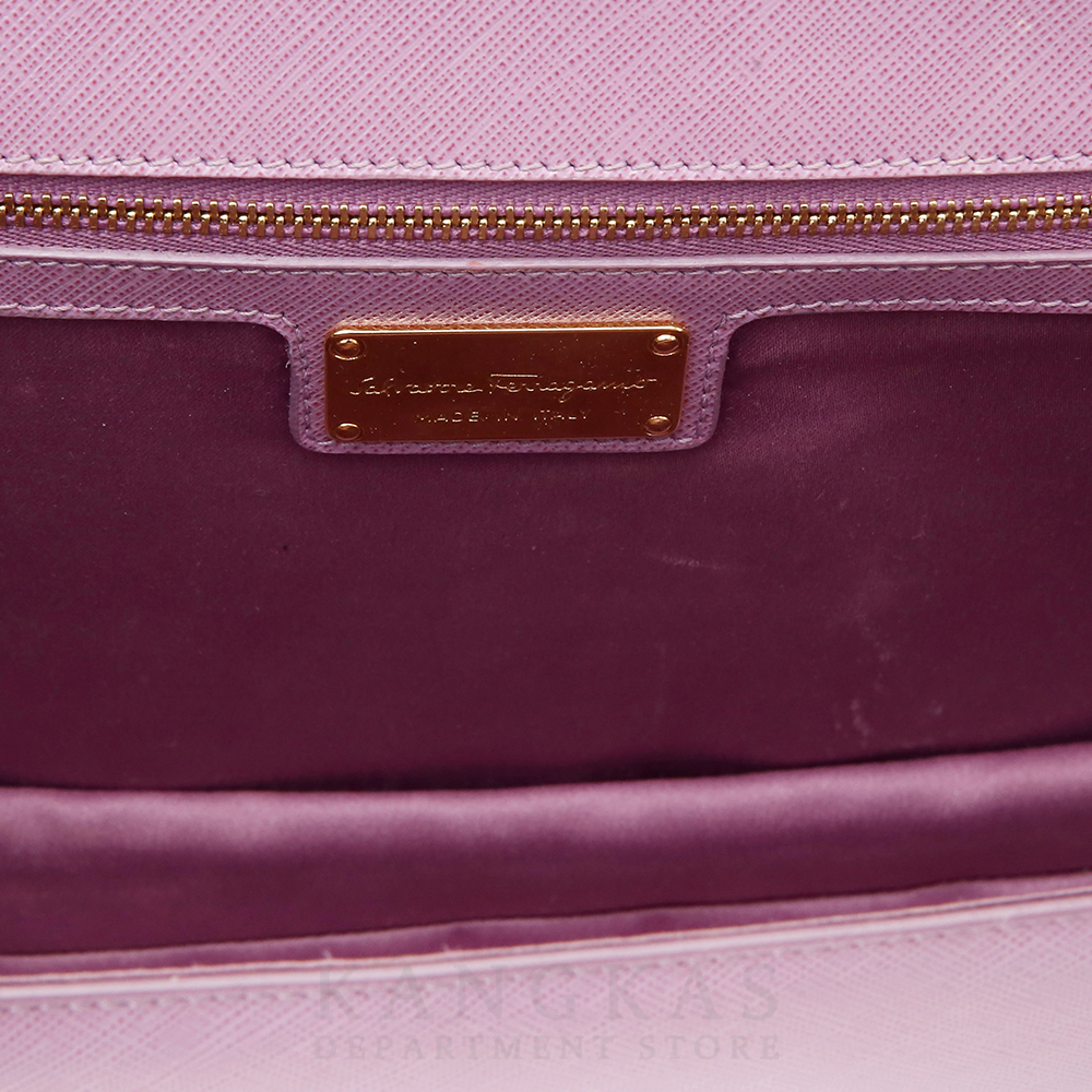 FERRAGAMO(USED) 페레가모 바라리본 라지 숄더백
