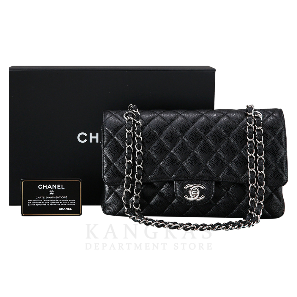 CHANEL(USED)샤넬 클래식 캐비어 미듐