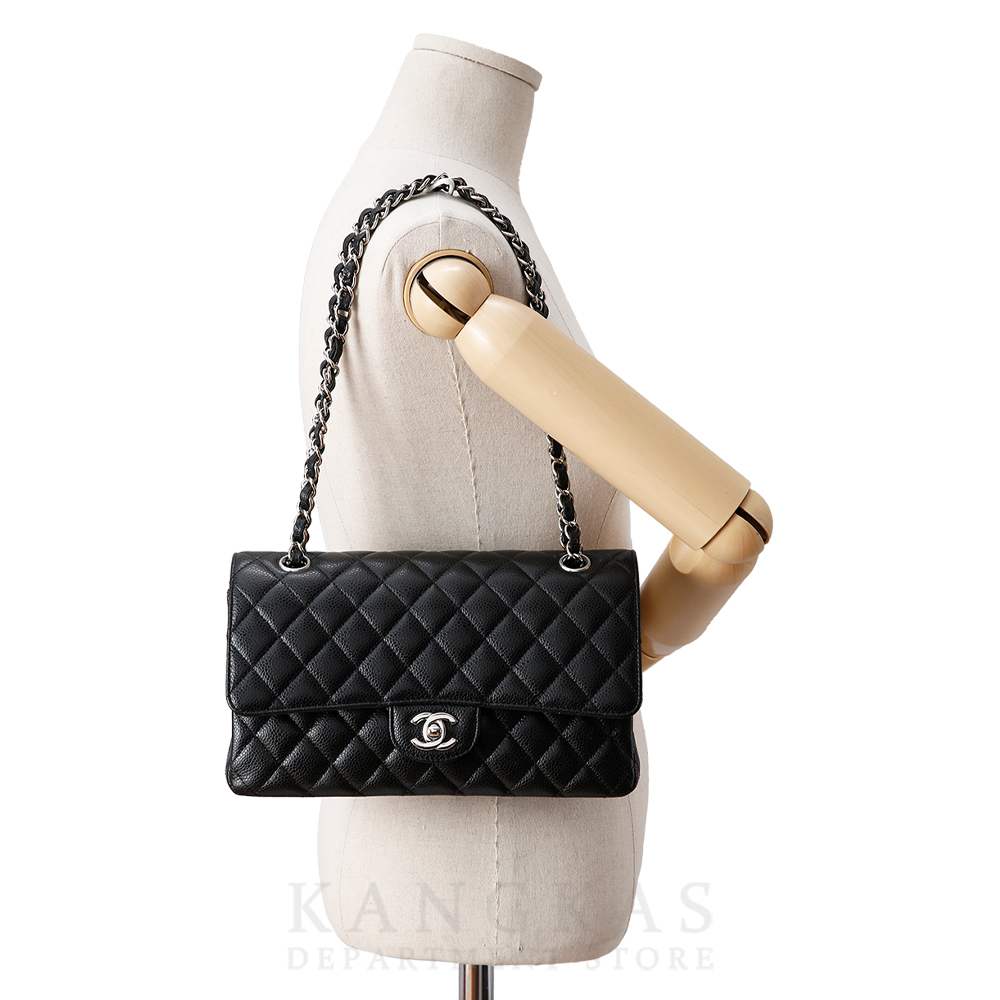CHANEL(USED)샤넬 클래식 캐비어 미듐