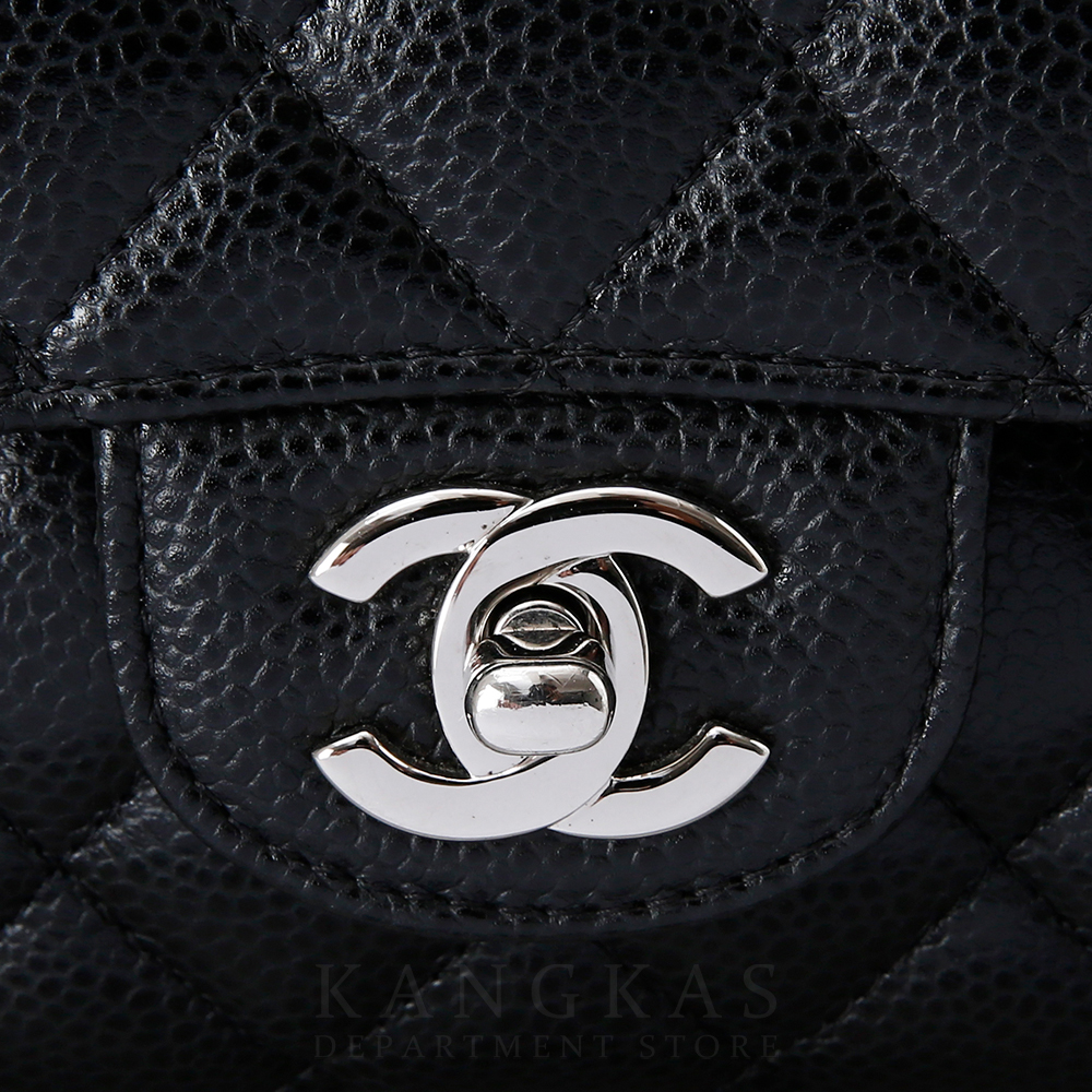 CHANEL(USED)샤넬 클래식 캐비어 미듐