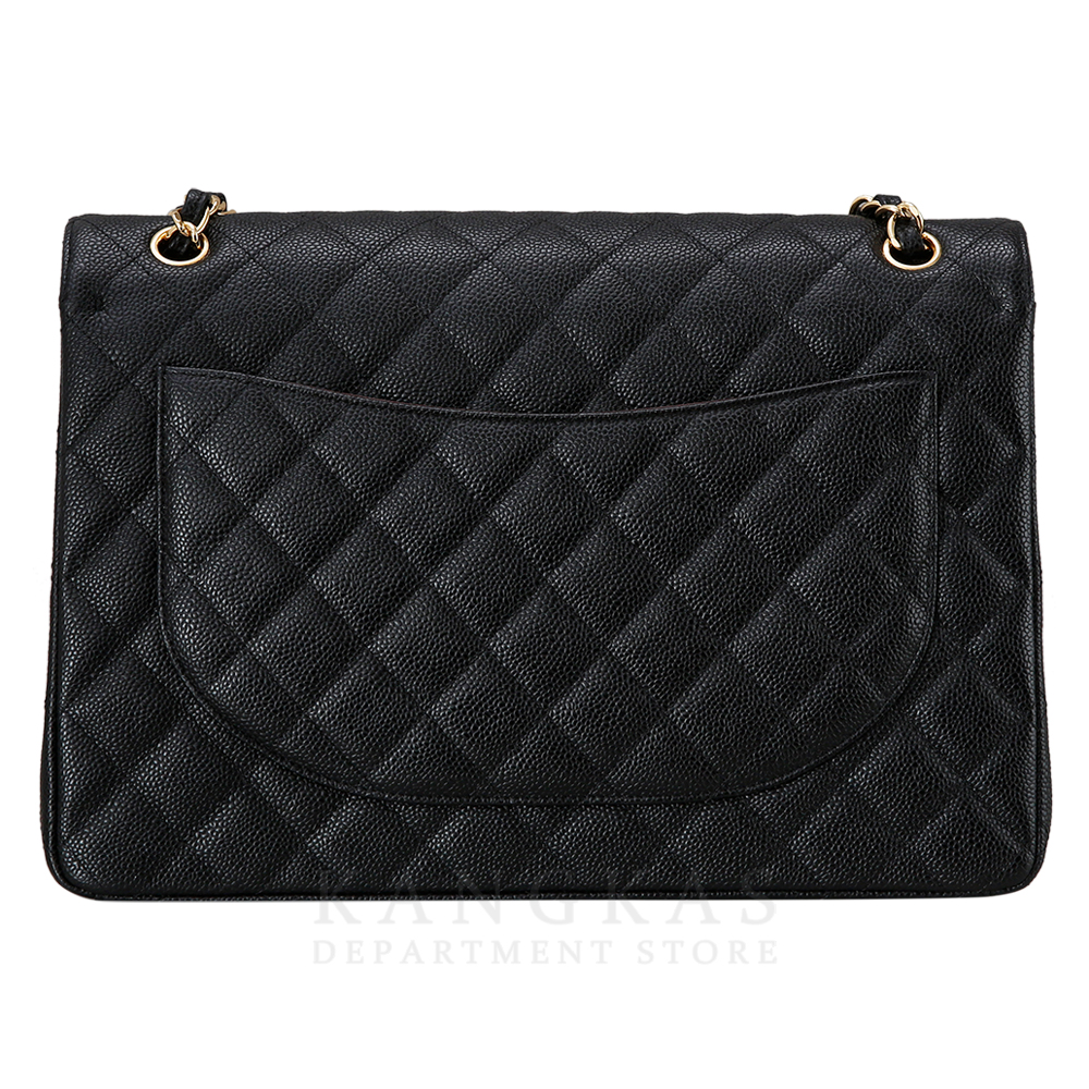CHANEL(USED)샤넬 클래식 캐비어 맥시 블랙