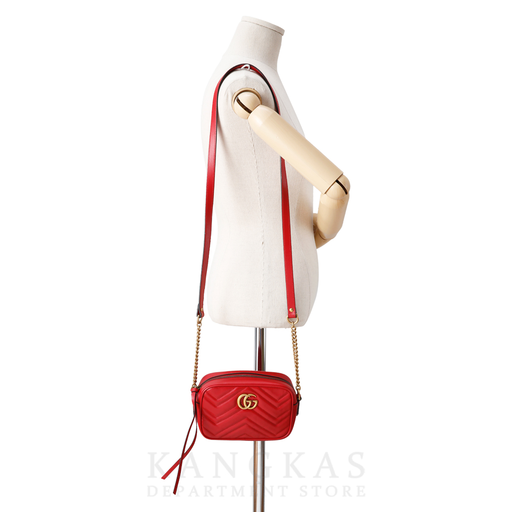 GUCCI(USED)구찌 GG 마몽트 체인 숄더백