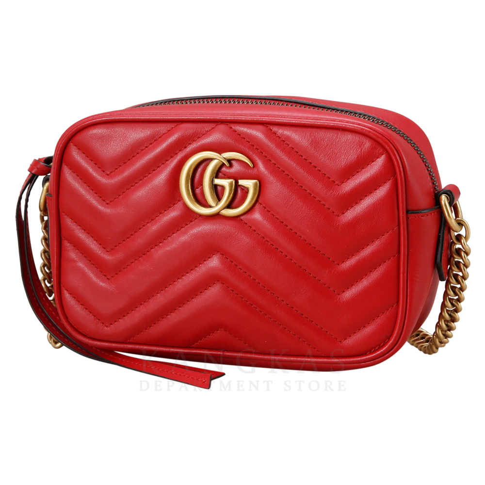 GUCCI(USED)구찌 GG 마몽트 체인 숄더백