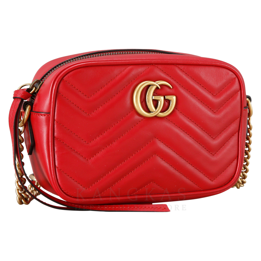 GUCCI(USED)구찌 GG 마몽트 체인 숄더백