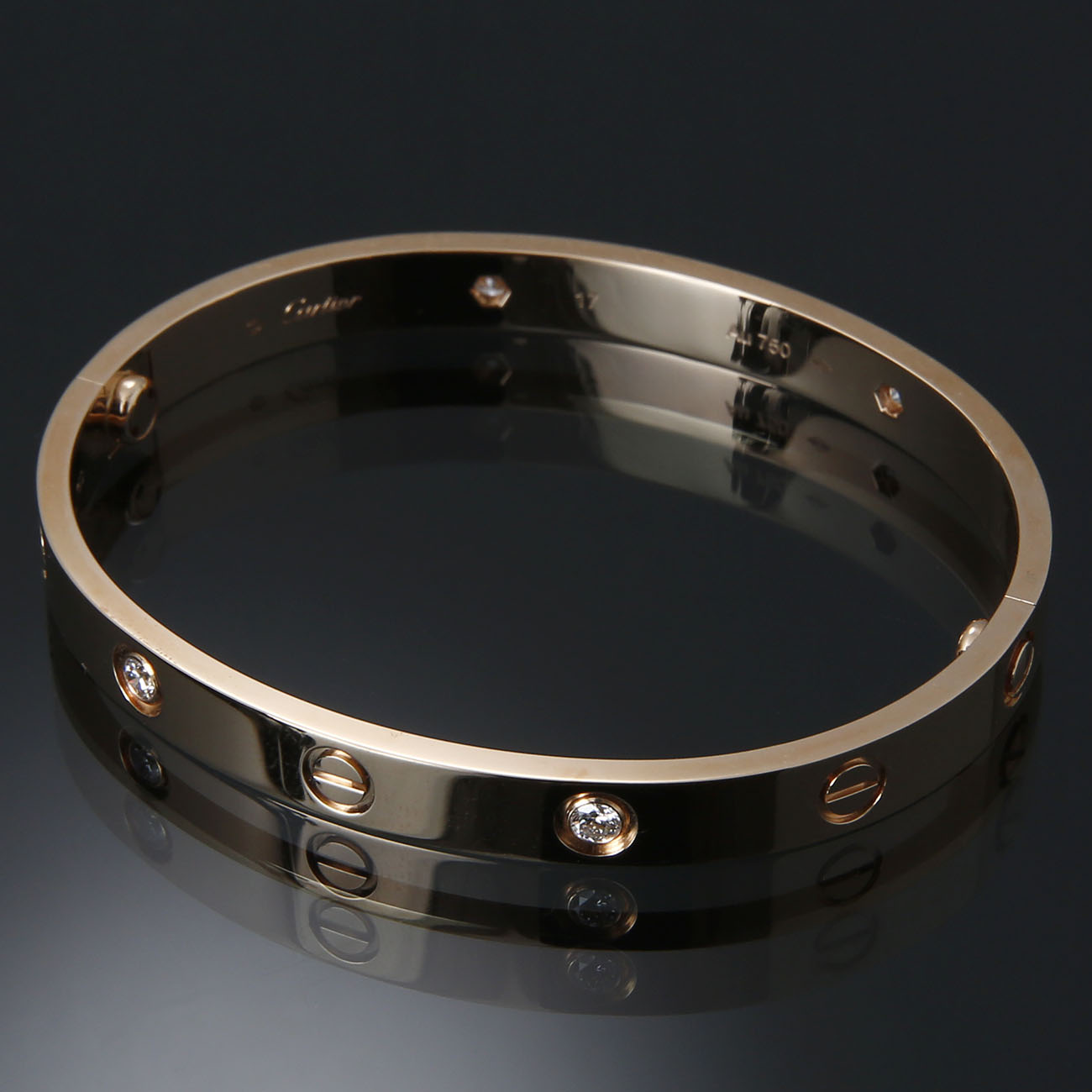 CARTIER(USED)까르띠에 4P 러브 브레이슬릿 17#