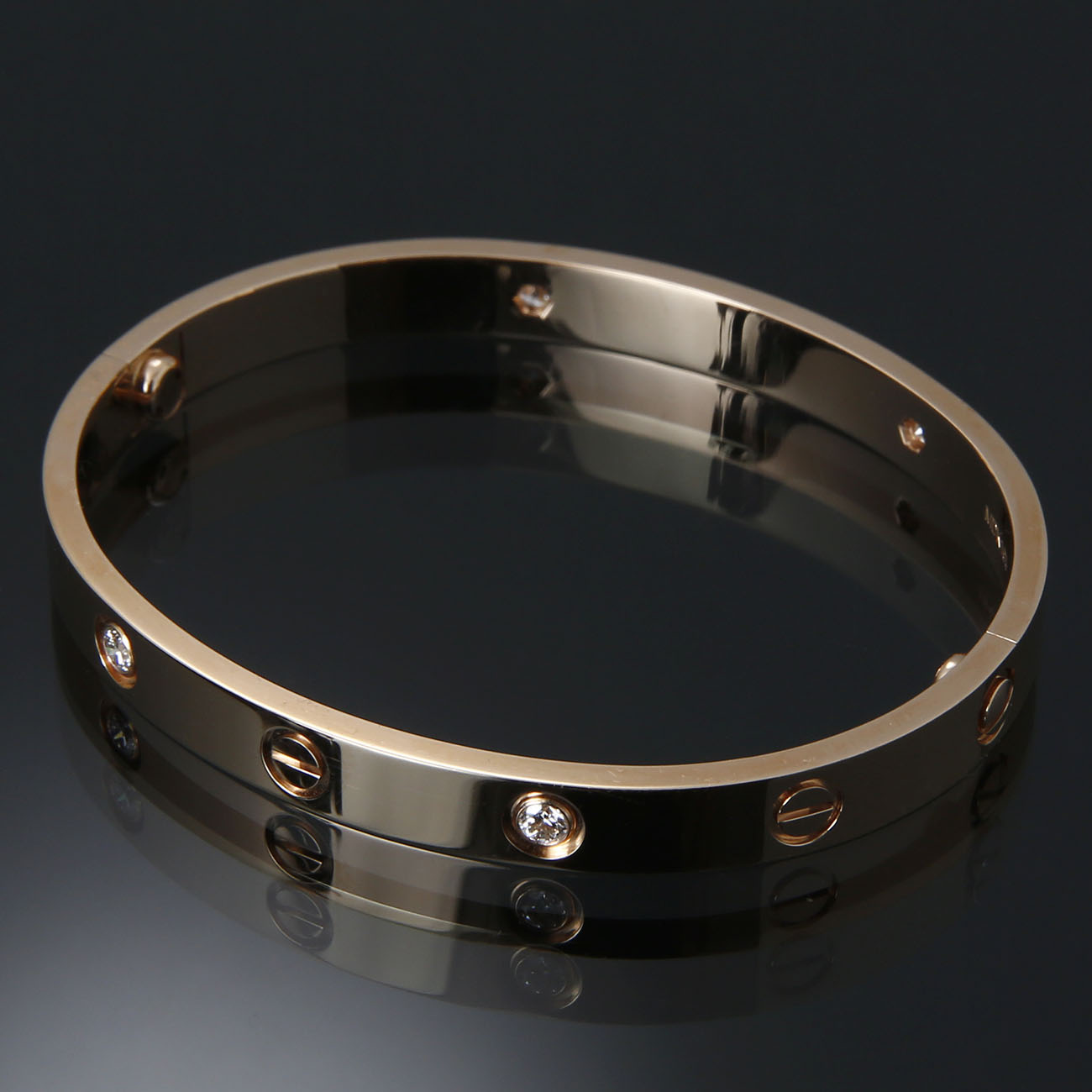CARTIER(USED)까르띠에 4P 러브 브레이슬릿 17#