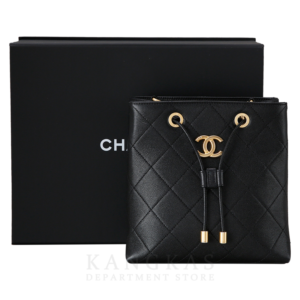 CHANEL(USED)샤넬 시즌 캐비어 버킷백