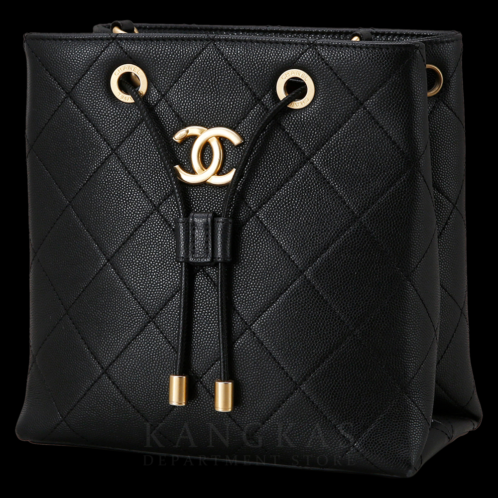 CHANEL(USED)샤넬 시즌 캐비어 버킷백