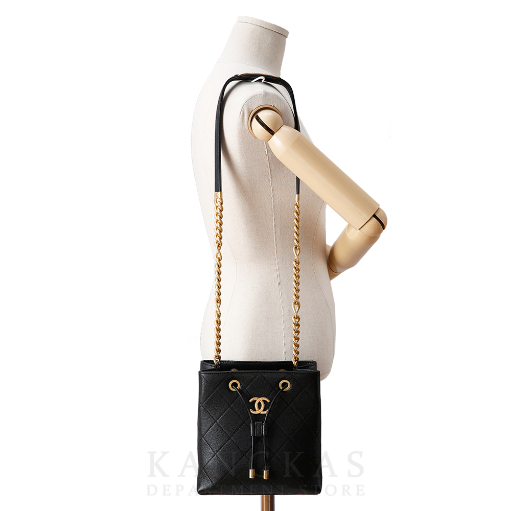 CHANEL(USED)샤넬 시즌 캐비어 버킷백
