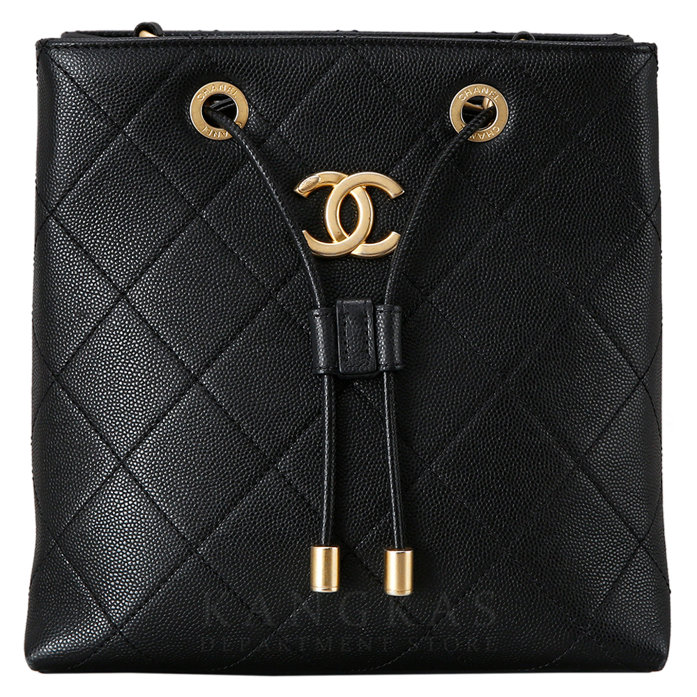CHANEL(USED)샤넬 시즌 캐비어 버킷백