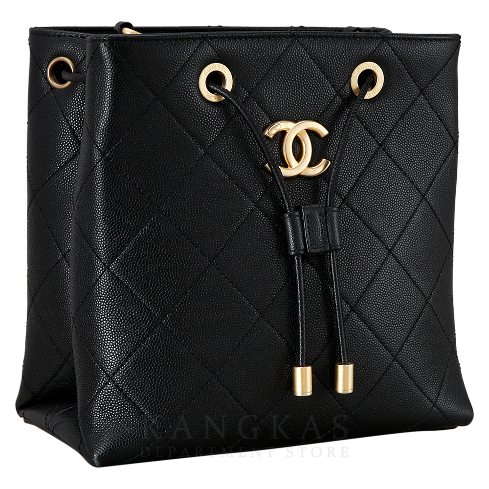 CHANEL(USED)샤넬 시즌 캐비어 버킷백