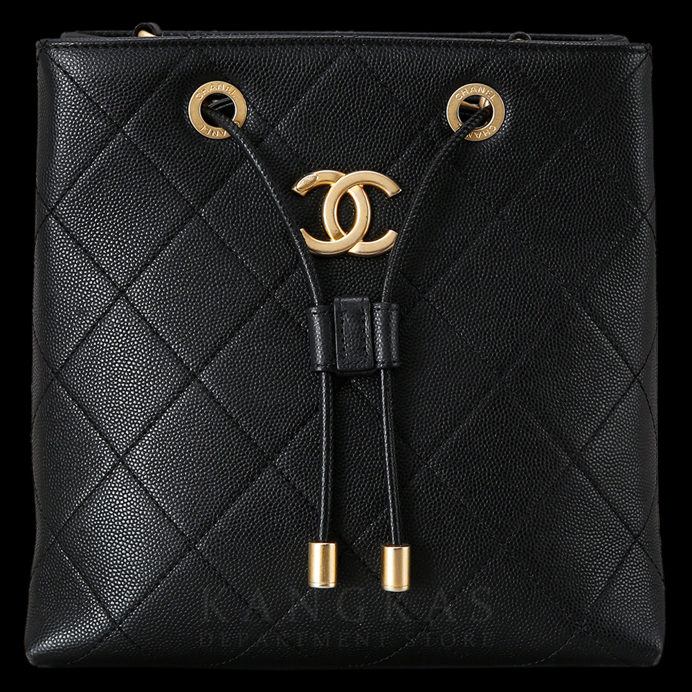 CHANEL(USED)샤넬 시즌 캐비어 버킷백