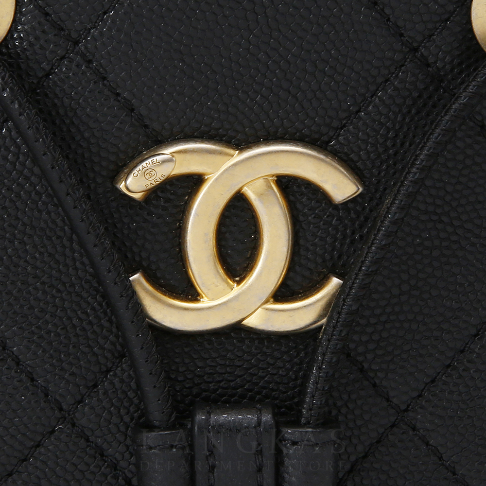 CHANEL(USED)샤넬 시즌 캐비어 버킷백