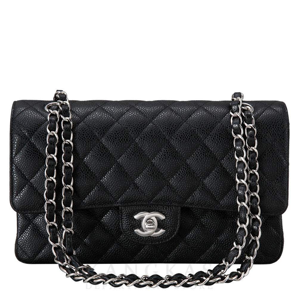 CHANEL(USED)샤넬 클래식 캐비어 미듐