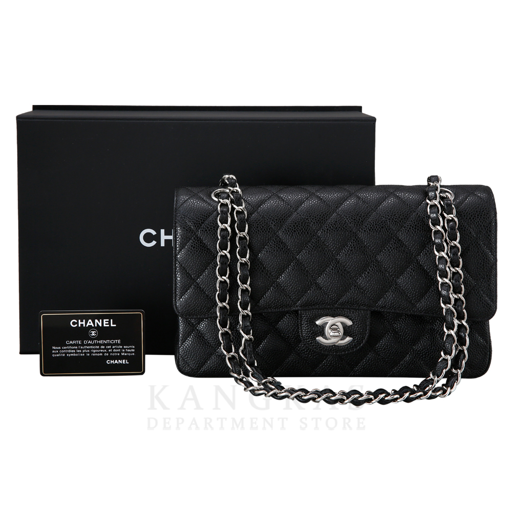 CHANEL(USED)샤넬 클래식 캐비어 미듐