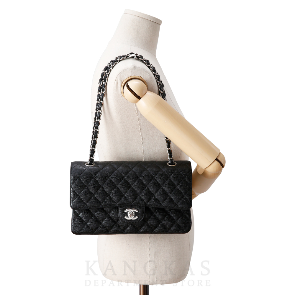 CHANEL(USED)샤넬 클래식 캐비어 미듐