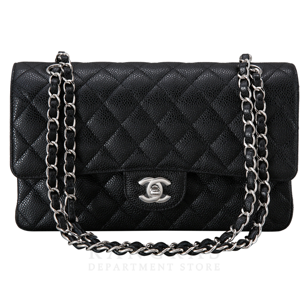 CHANEL(USED)샤넬 클래식 캐비어 미듐
