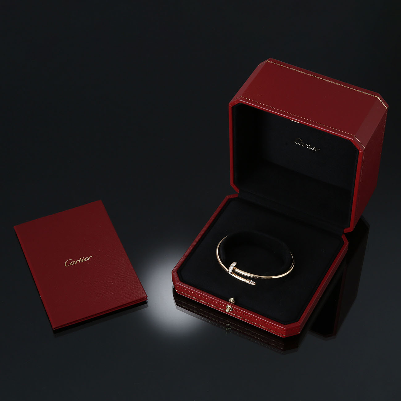 CARTIER(USED) 까르띠에 저스트 앵 끌루 다이아 브레이슬릿 #18