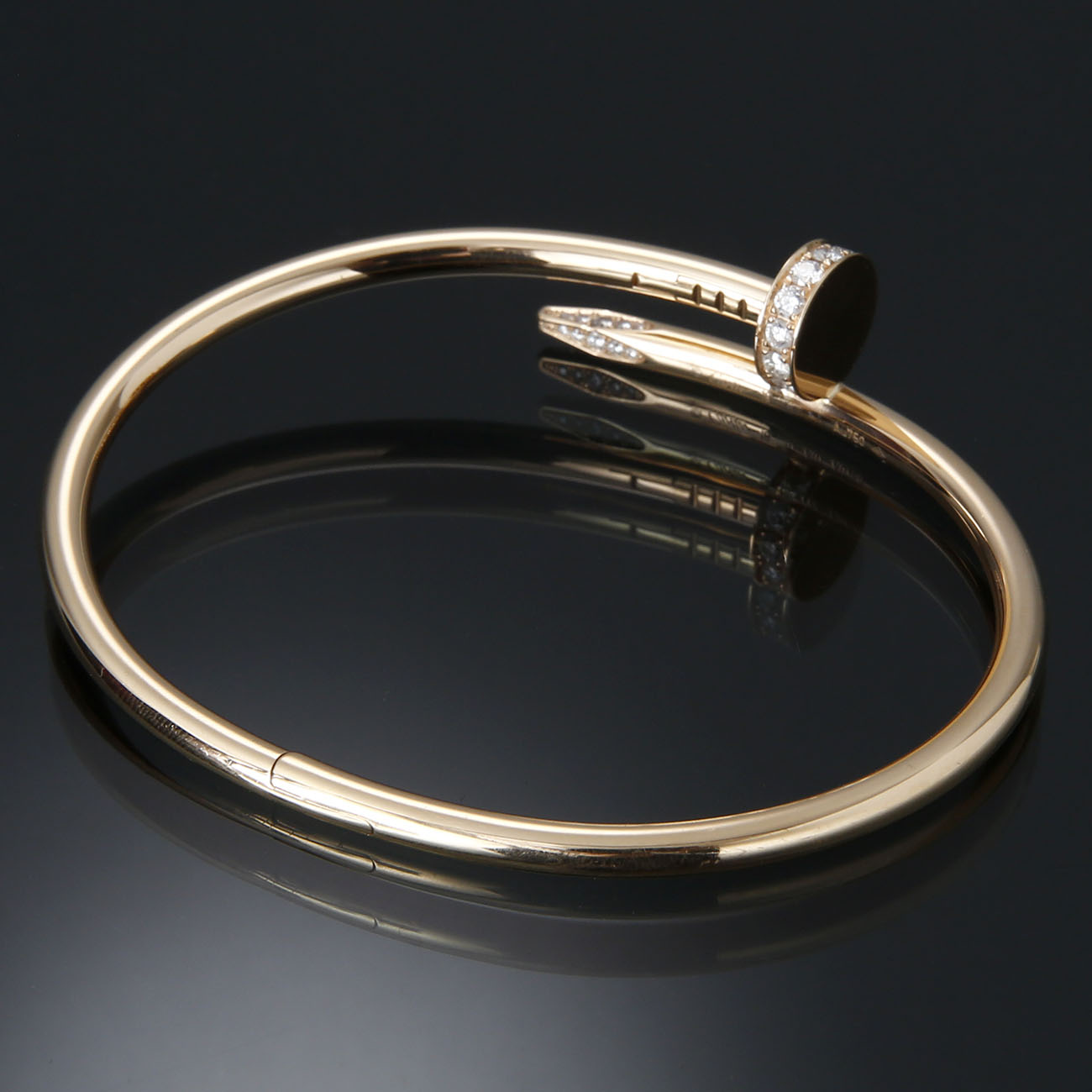 CARTIER(USED) 까르띠에 저스트 앵 끌루 다이아 브레이슬릿 #18